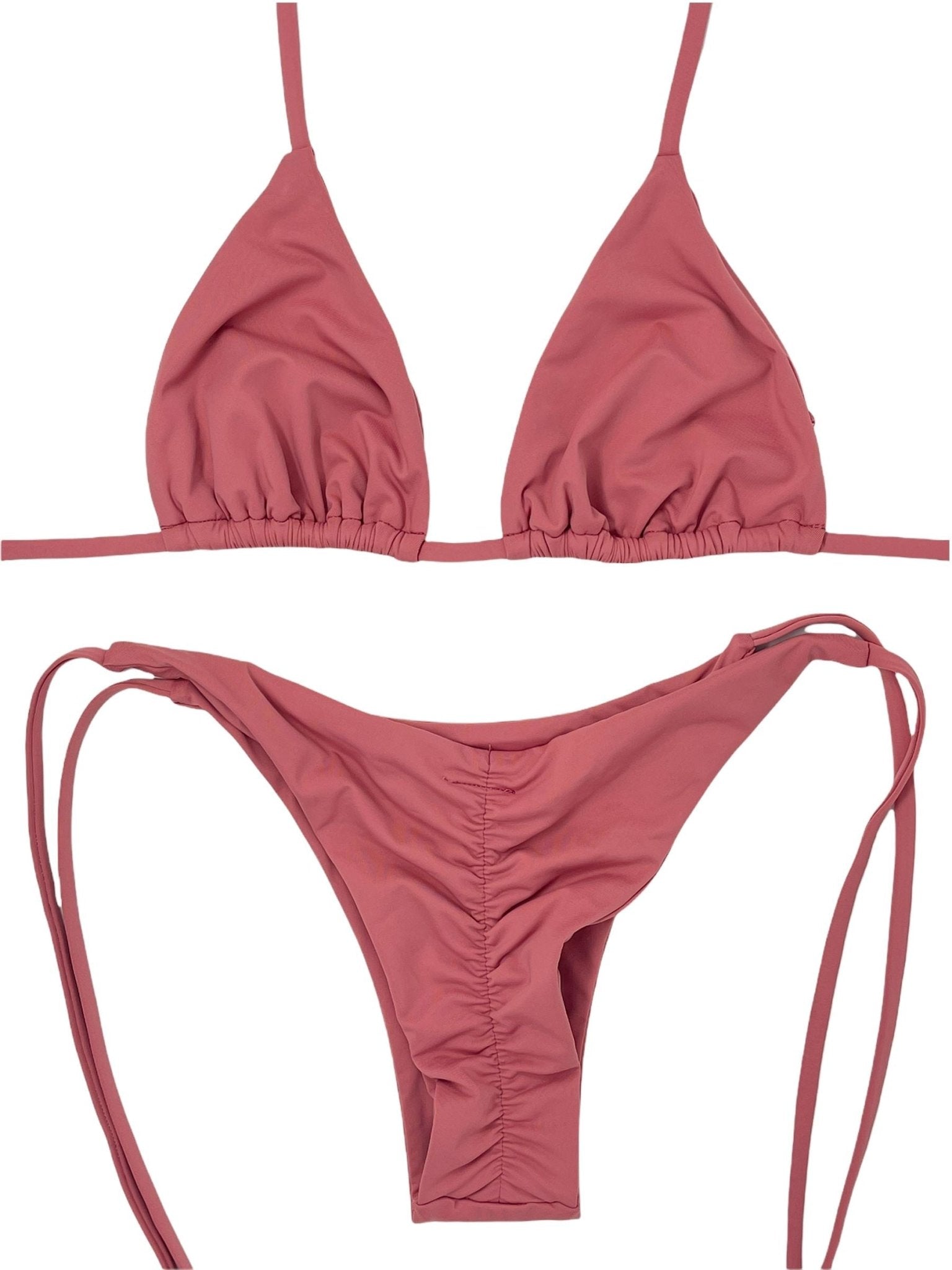 HARVEST CHEEKY SCRUNCH BOTTOM - ROSE - Berry Beachy Swimwear