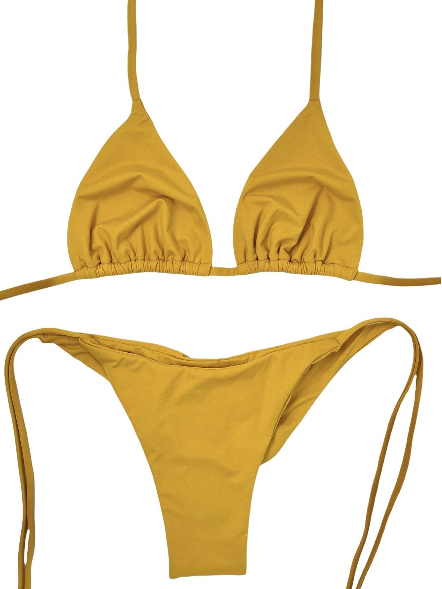 HARVEST TRIANGLE TOP - BUTTERSCOTCH - Berry Beachy Swimwear