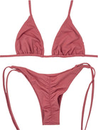 HARVEST TRIANGLE TOP - ROSE - Berry Beachy Swimwear