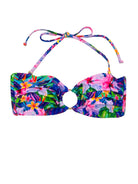 TROPICANA BLISS BANDEAU TOP - Berry Beachy Swimwear