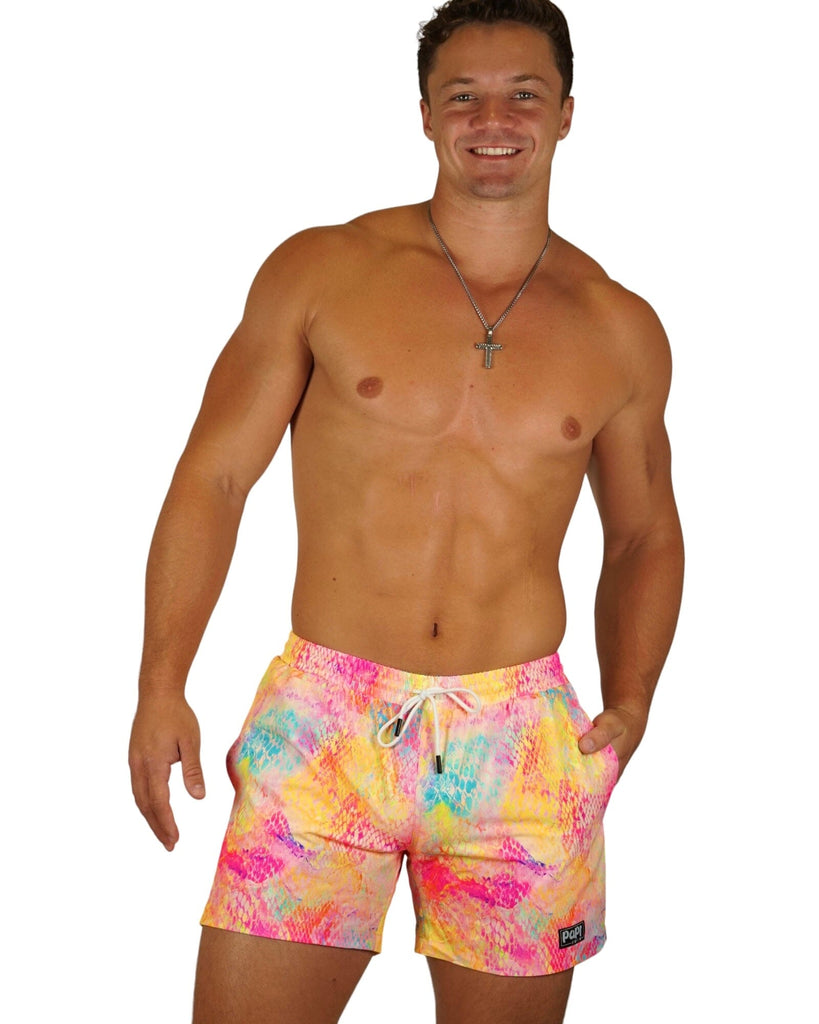 MYSTIQUE MEN TRUNKS 5.5" & 7.5" STRETCH - Berry Beachy Swimwear