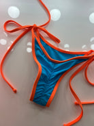 TULUM NEON CHEEKY SCRUNCH BOTTOM-FANTA - Berry Beachy Swimwear