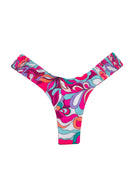 COSMO Y RUCHED BOTTOM - Berry Beachy Swimwear