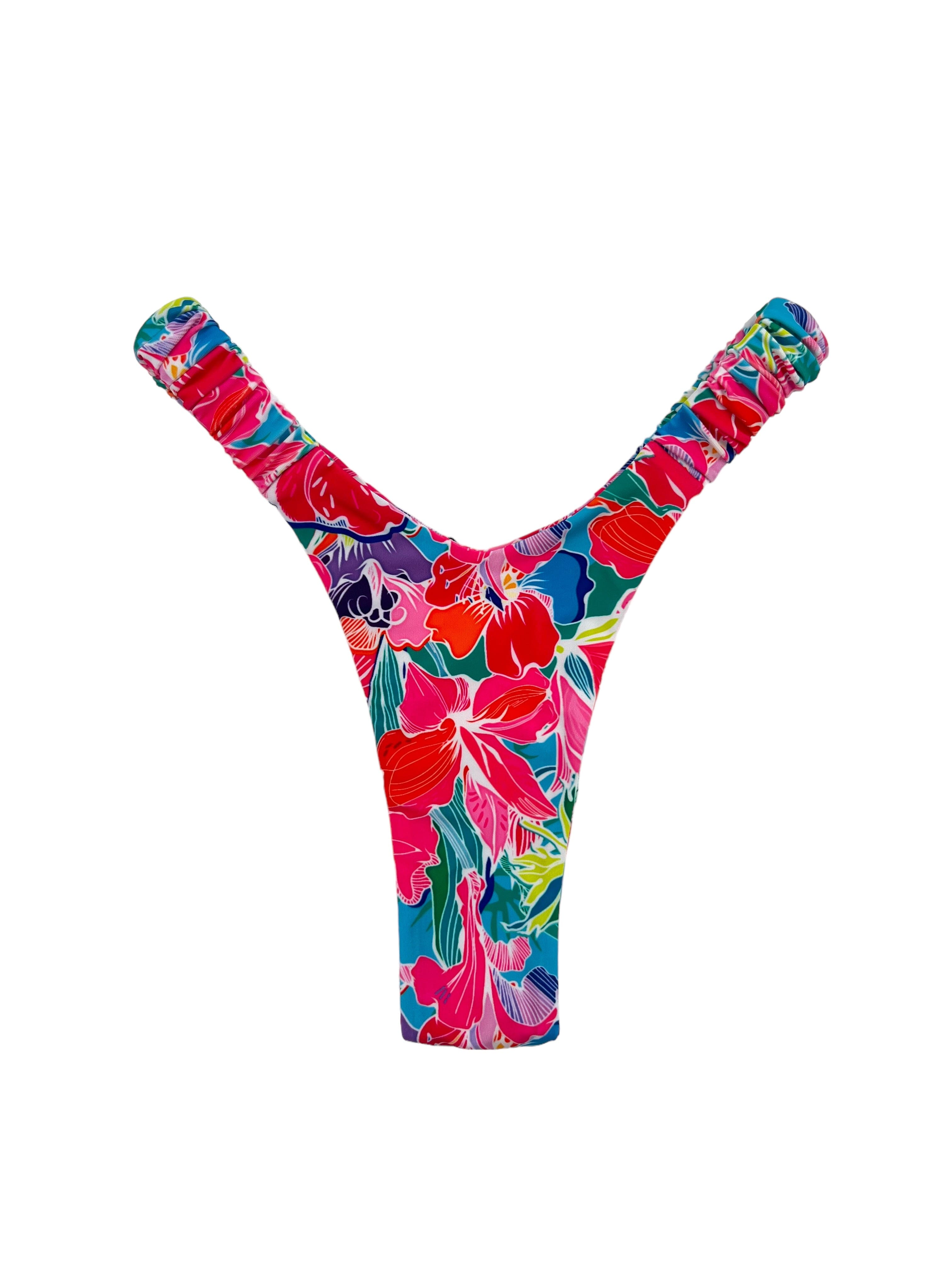 MOANA SCRUNCHIE V BOTTOM - Berry Beachy Swimwear