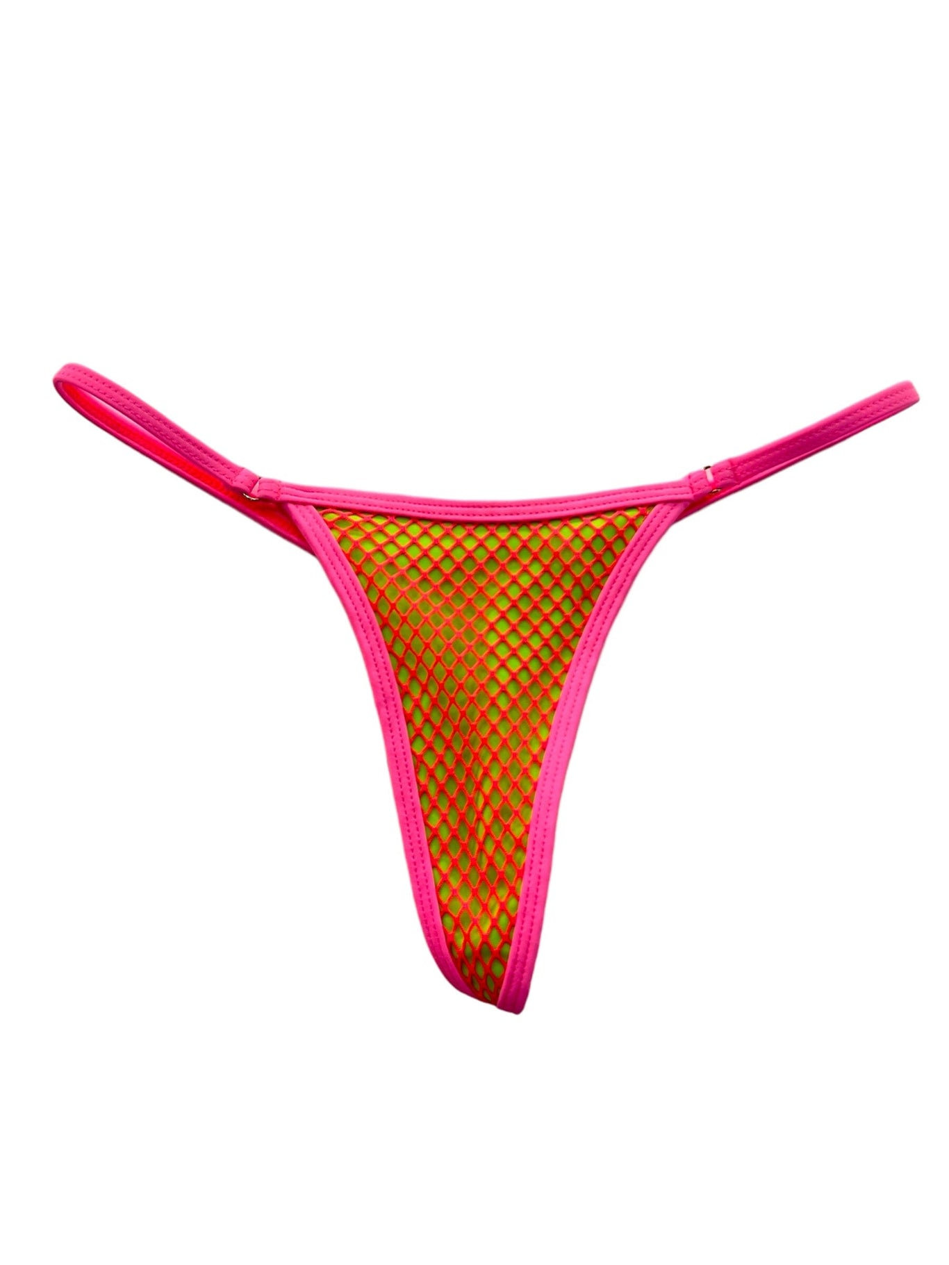 TULUM NEON MICRO BOTTOM- KIWI - Berry Beachy Swimwear