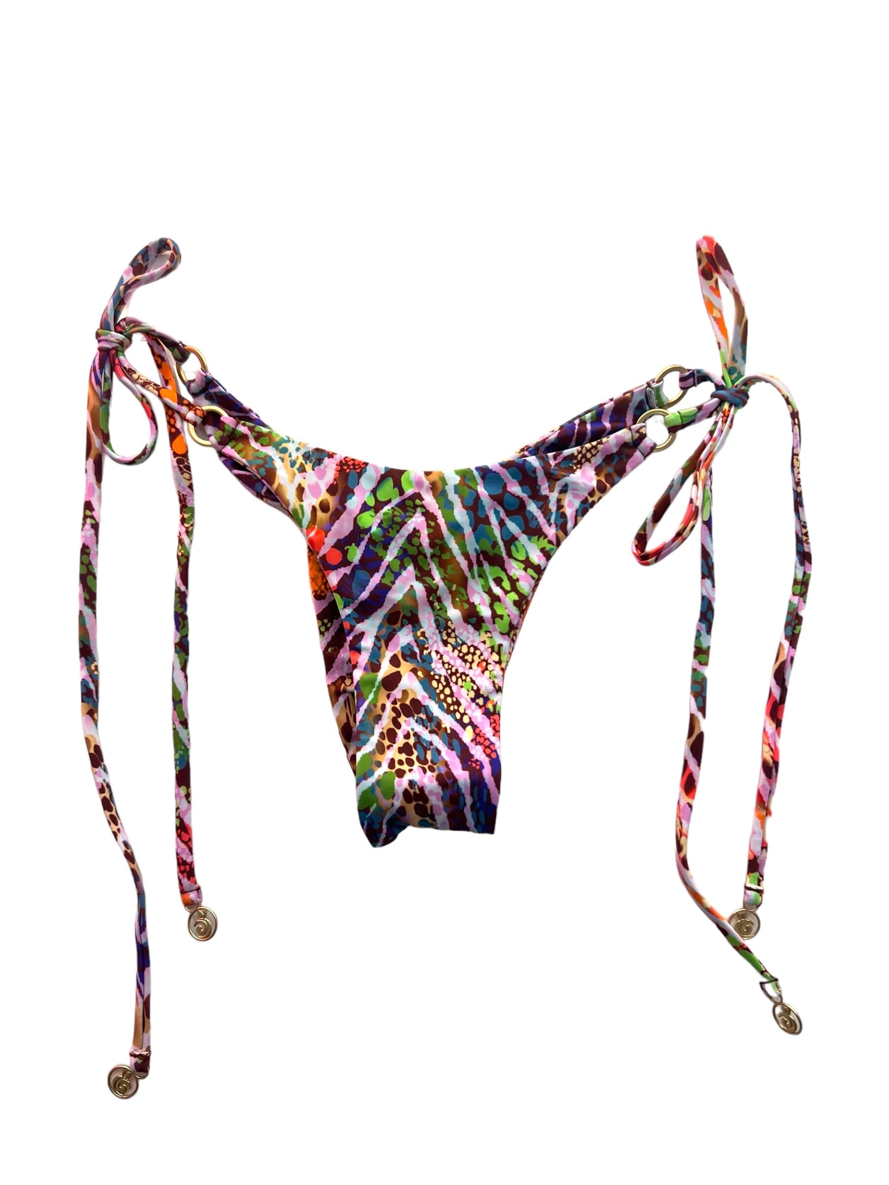 ZANZIBAR CHEEKY SCRUNCH BOTTOM - Berry Beachy Swimwear