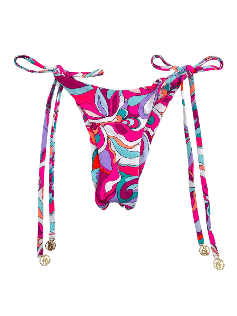 COSMO CHEEKY SCRUNCH BOTTOM - Berry Beachy Swimwear