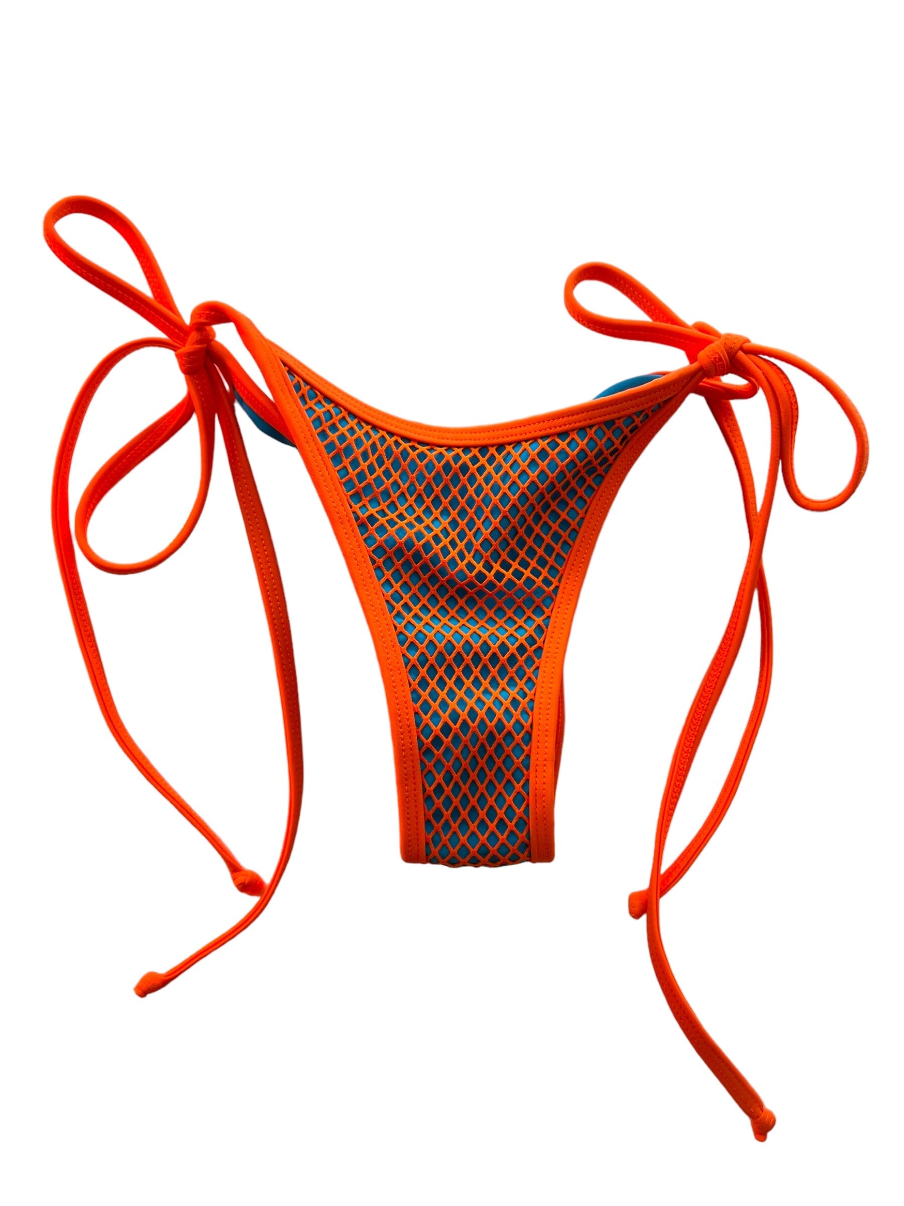 TULUM NEON CHEEKY SCRUNCH BOTTOM-FANTA - Berry Beachy Swimwear