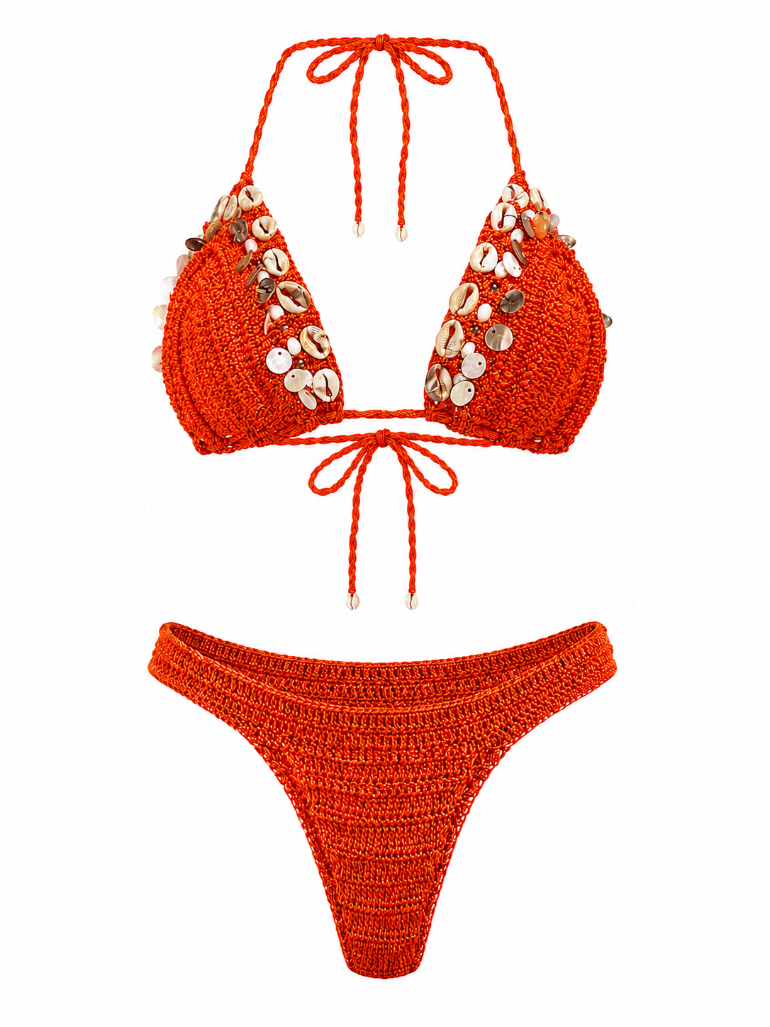 LA CONCHERA SET- CORAL - Berry Beachy Swimwear