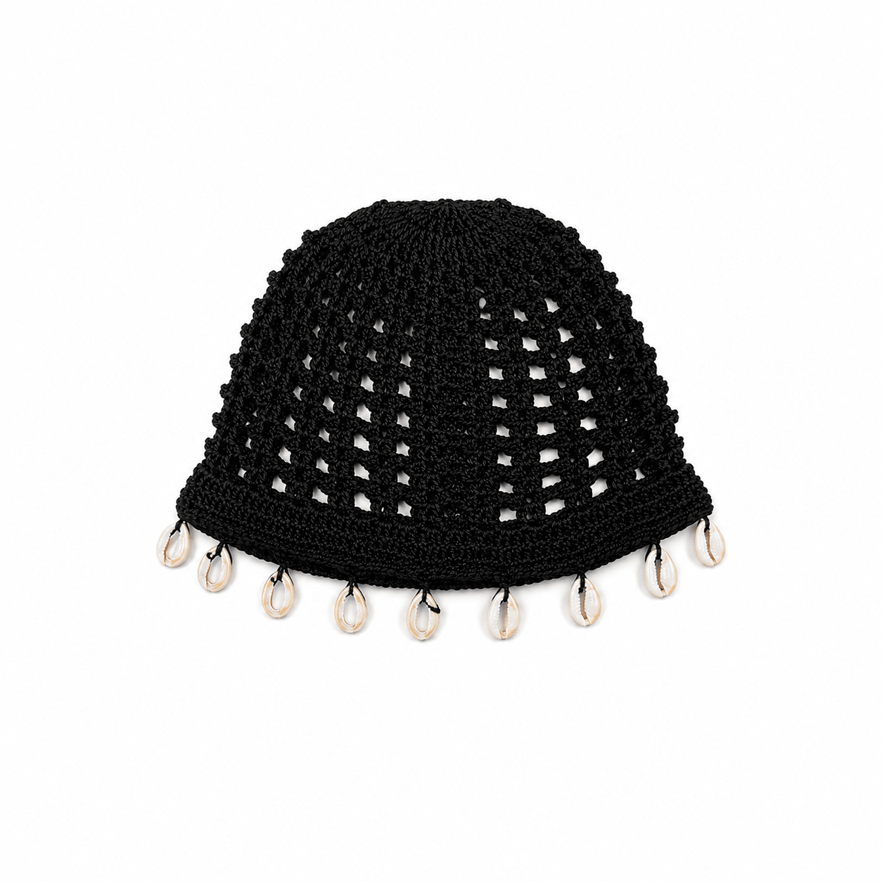 LA REINA DEL MAR CROCHET HEADPIECE- BLACK - Berry Beachy Swimwear