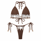 LA SIRENA NACAR SET- MOCHA - Berry Beachy Swimwear