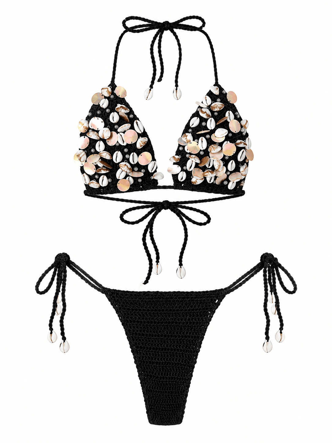 LA SIRENITA SET- BLACK - Berry Beachy Swimwear