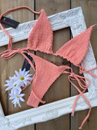 LANA BRALETTE TOP - CORAL - Berry Beachy Swimwear