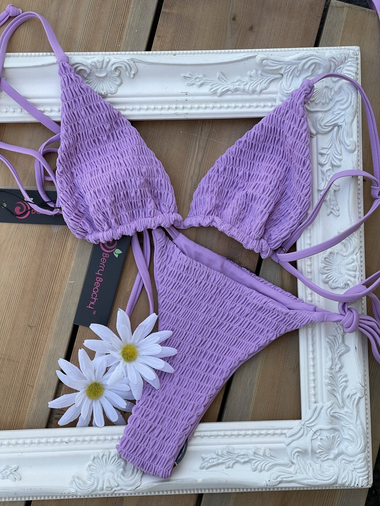 LANA MINIMAL BOTTOM - LAVENDER - Berry Beachy Swimwear