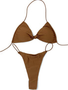 MICRO SKIN MINIMAL BOTTOM - CAMEL - Berry Beachy Swimwear