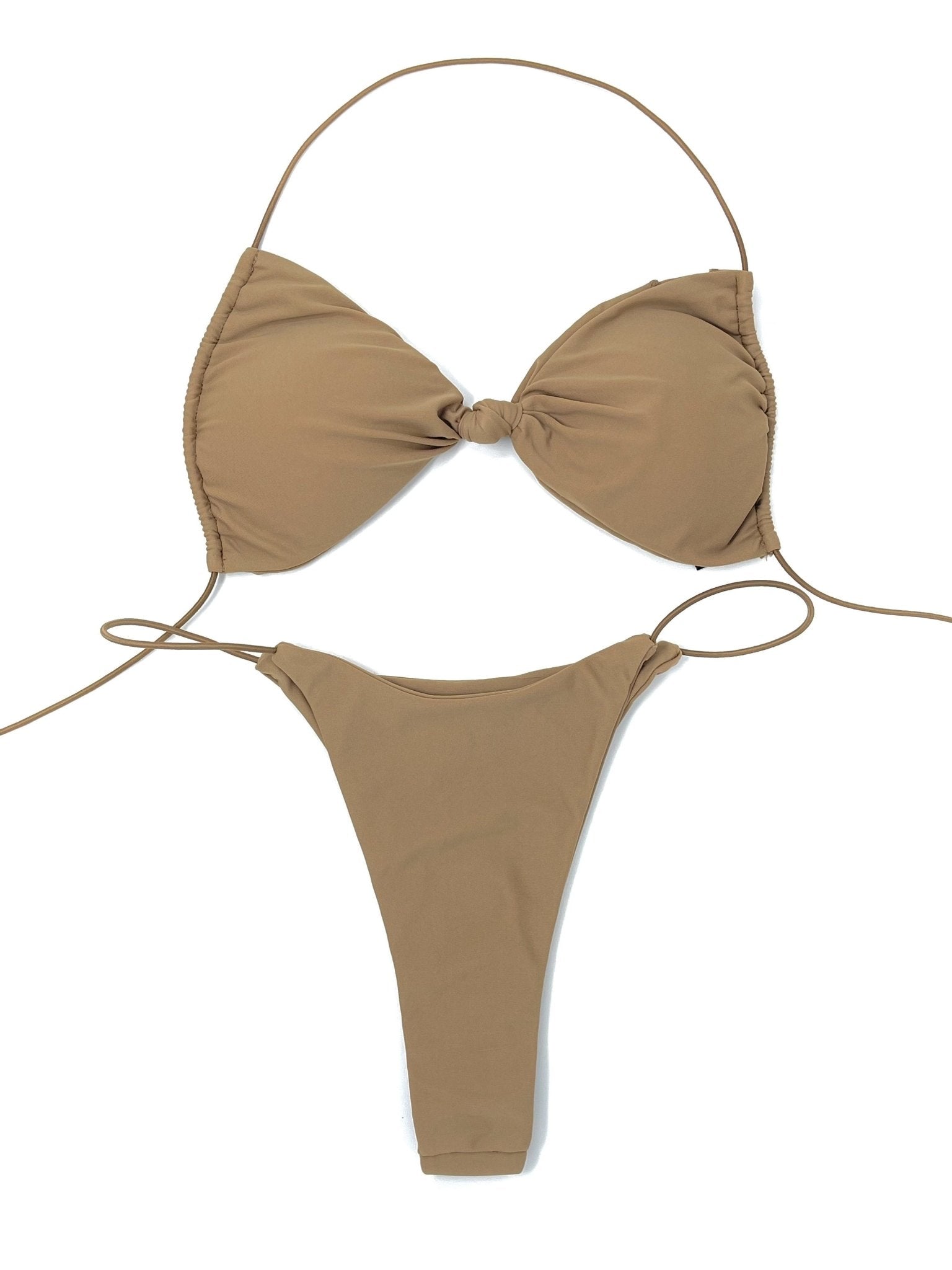 MICRO SKIN MINIMAL BOTTOM - LATTE - Berry Beachy Swimwear