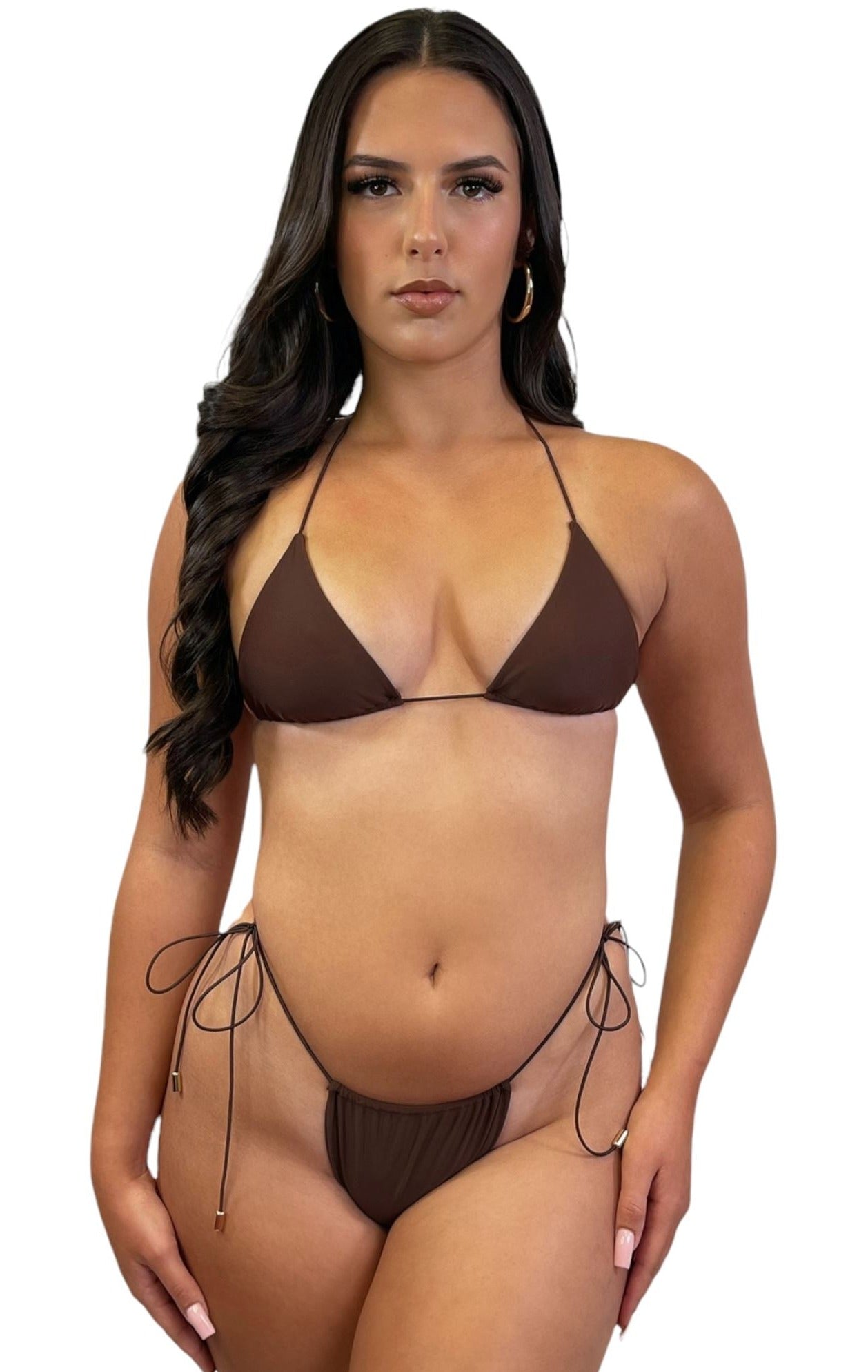 MICRO SKIN SLIDE BOTTOM - EBONY - Berry Beachy Swimwear