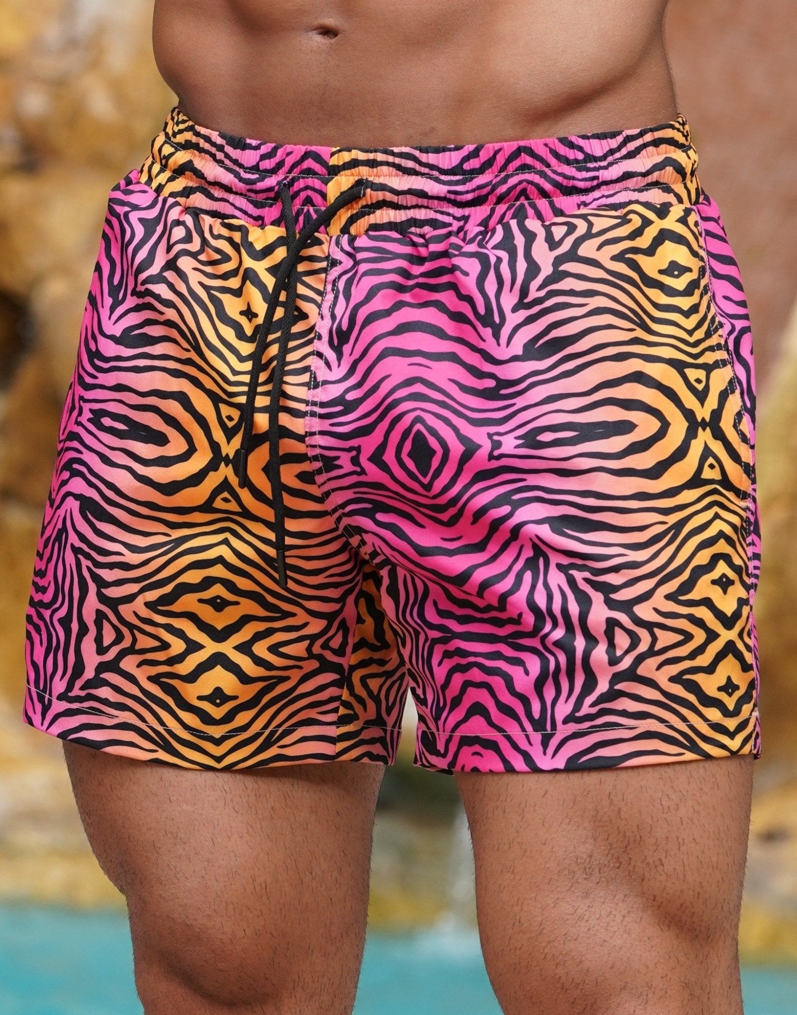 NAIROBI MEN TRUNKS 5.5" & 7.5" STRETCH - Berry Beachy Swimwear