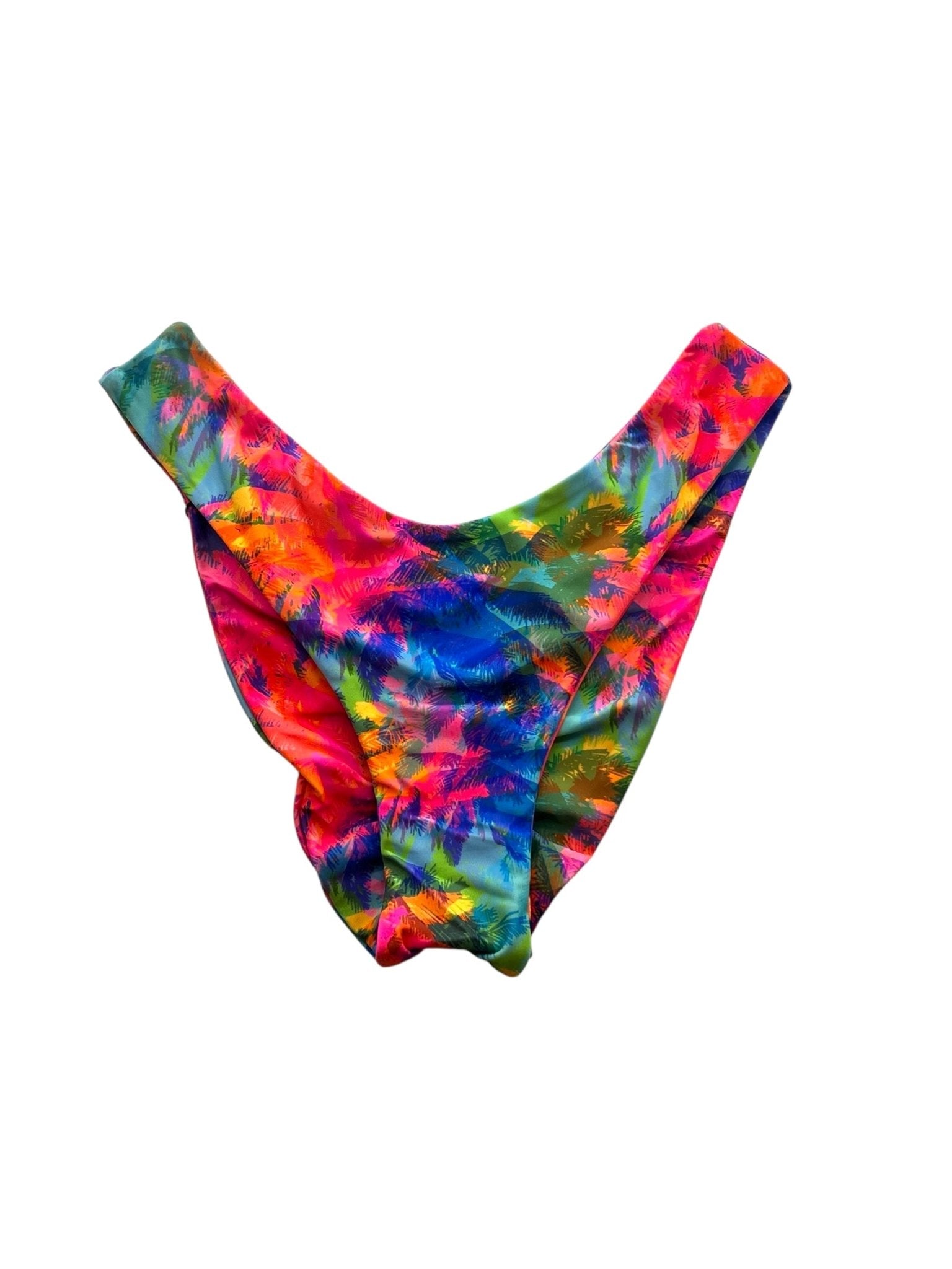 NEON PALMS MODERATE BOTTOM - Berry Beachy Swimwear