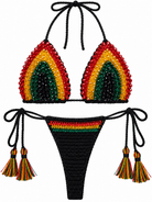 ONE LOVE CROCHET BIKINI SET - Berry Beachy Swimwear