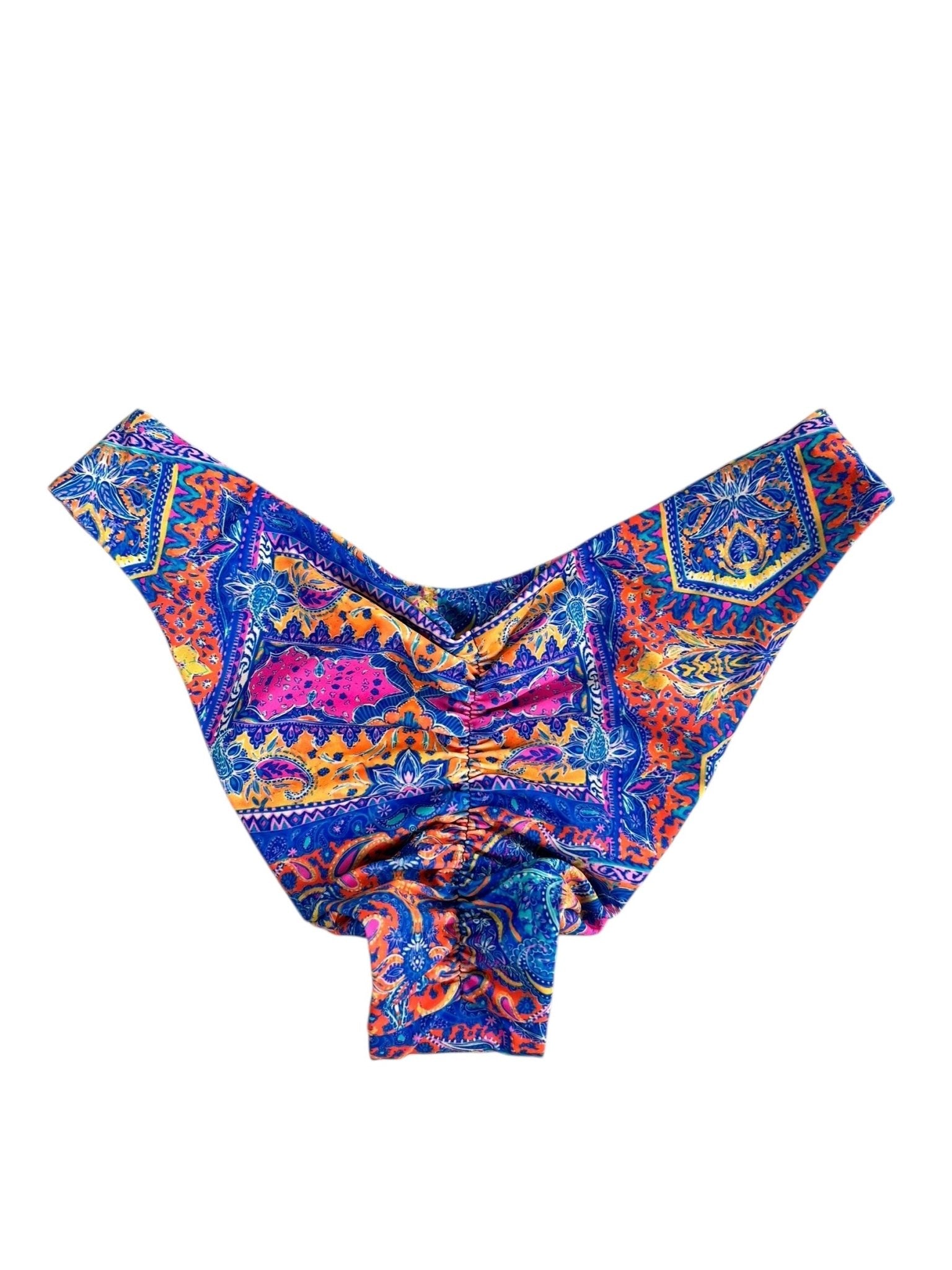 PAISLEY TIDE MODERATE CHEEKY BOTTOM - Berry Beachy Swimwear