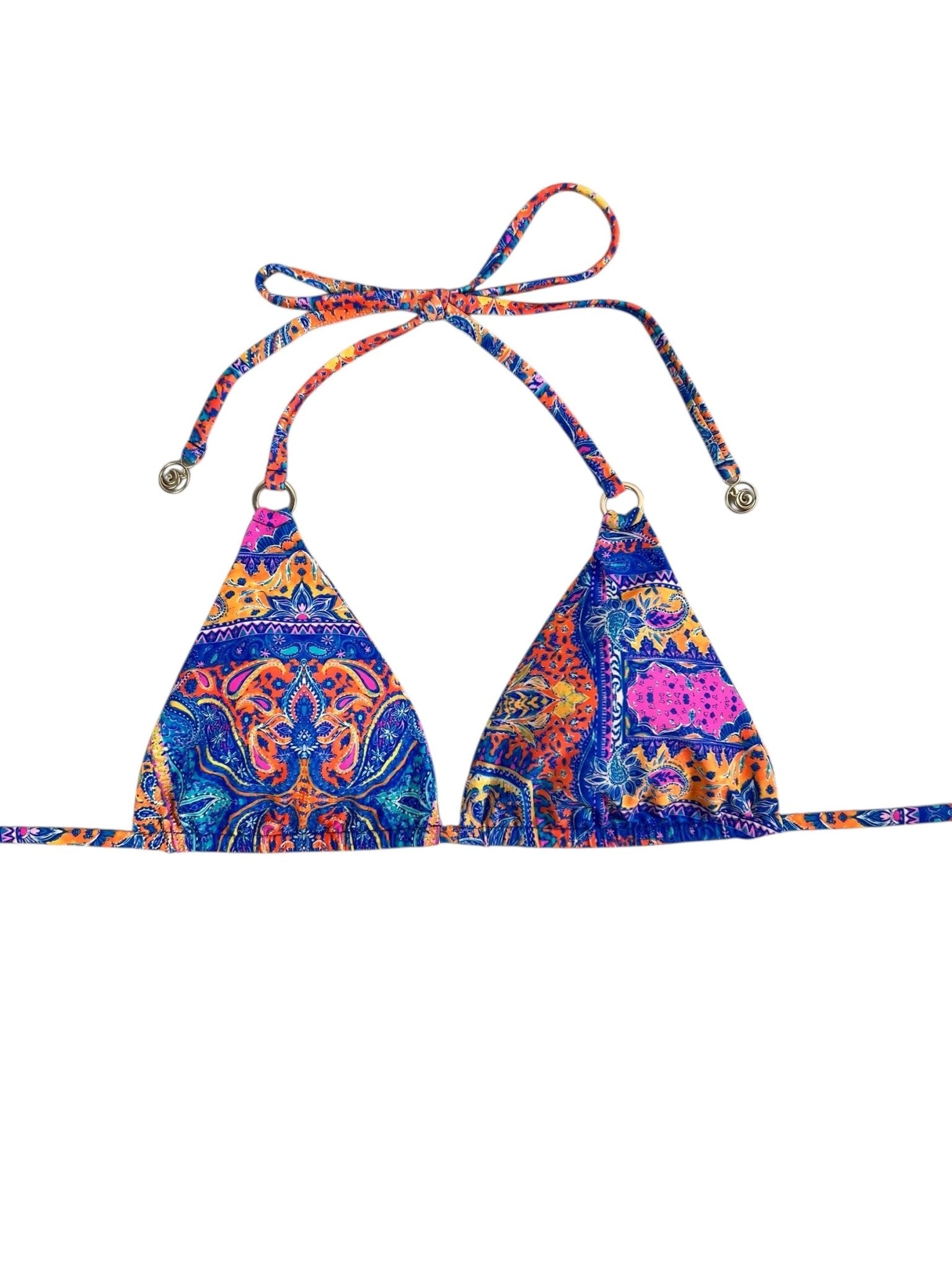 PAISLEY TIDE TRIANGLE TOP - Berry Beachy Swimwear