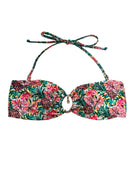 PINEAPPLE BLOOM BANDEAU TOP - Berry Beachy Swimwear