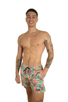 PINEAPPLE BLOOM TRUNKS 5.5" & 7.5" STRETCH - Berry Beachy Swimwear