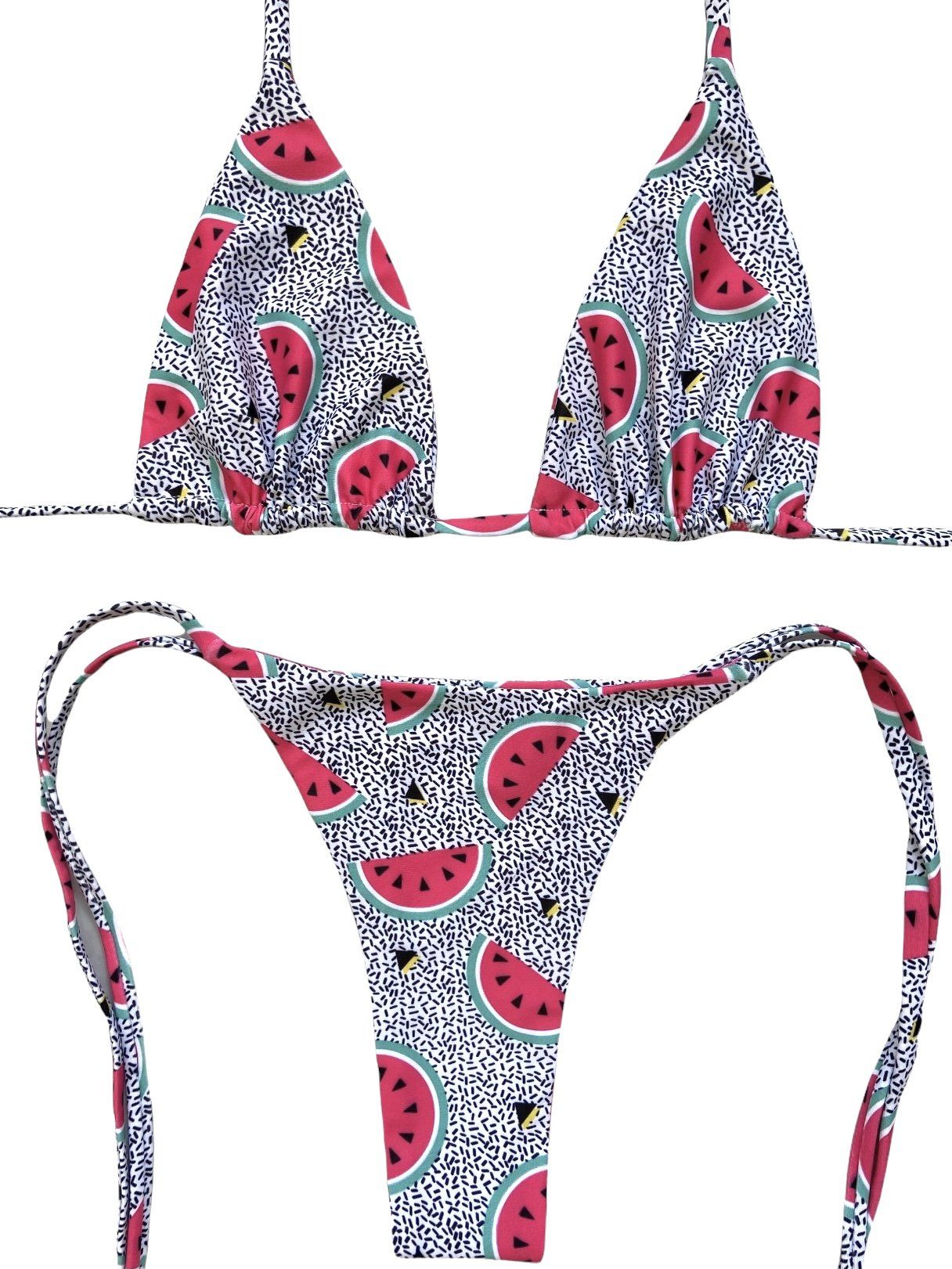 RETRO MELON MINIMAL BOTTOM - Berry Beachy Swimwear