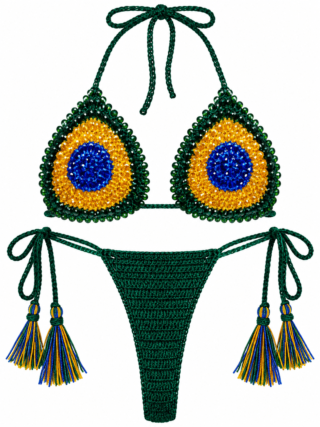RIO CROCHET BIKINI SET - Berry Beachy Swimwear