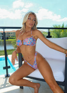 RODEO REEF BANDEAU TOP - Berry Beachy Swimwear