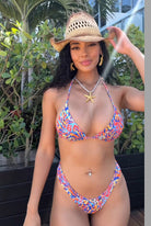 RODEO REEF RUCHED BOTTOM - Berry Beachy Swimwear