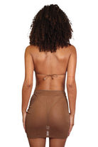 SHEER COVER UP SKIRT - BROWN - Berry Beachy Swimwear