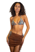 SHEER COVER UP SKIRT - CINNAMON - Berry Beachy Swimwear