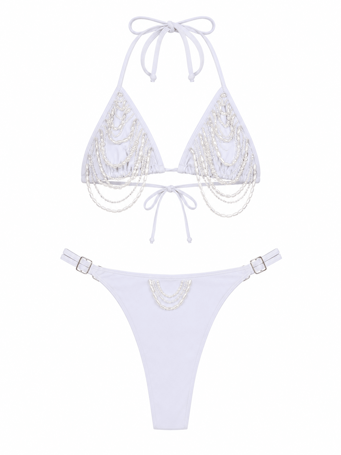 SIRENA BLANCA SET- PERLA BLANCA - Berry Beachy Swimwear