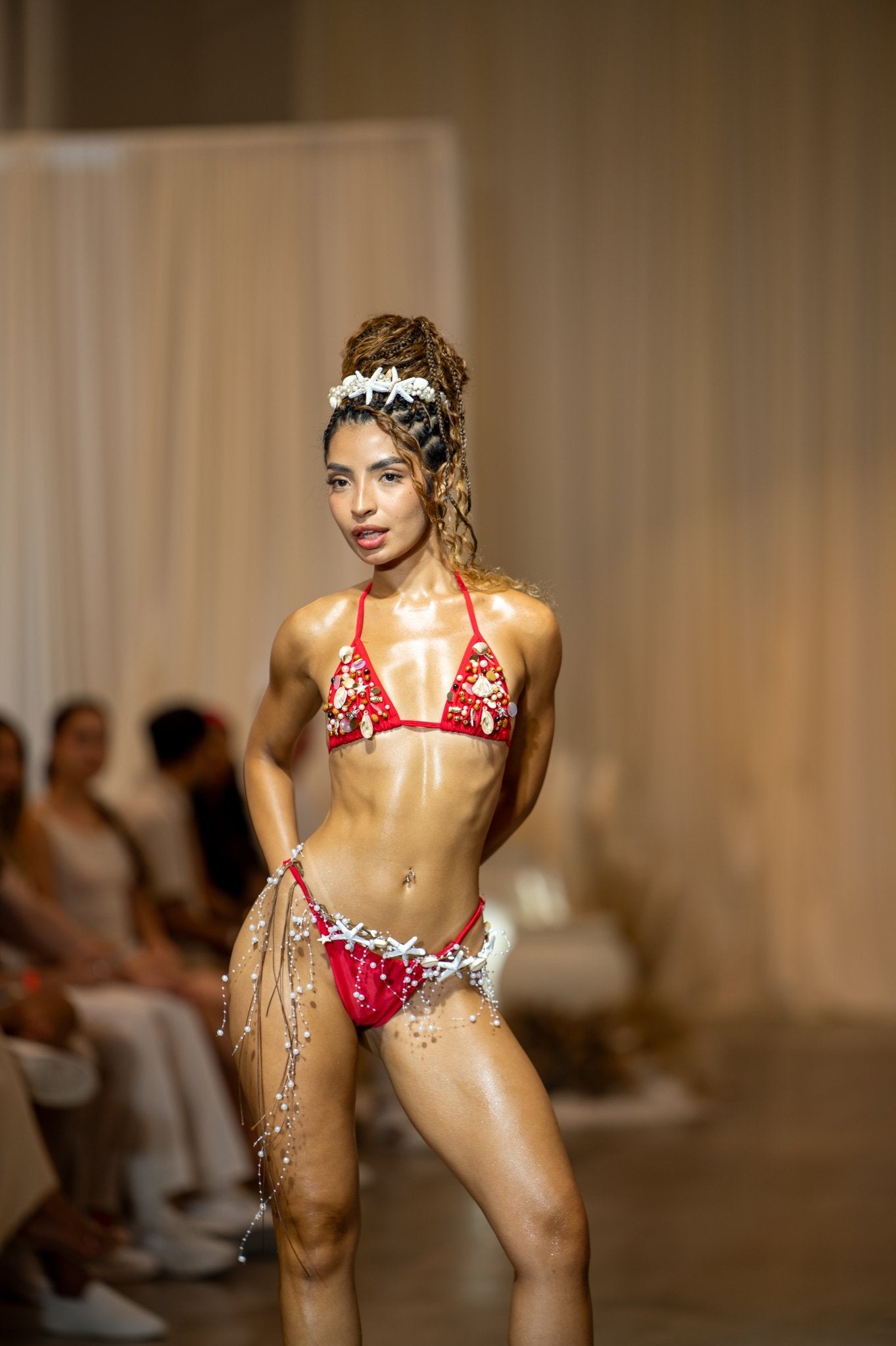 SIRENA DEL ARRECIFE BOTTOM- CORAL VIVO - Berry Beachy Swimwear