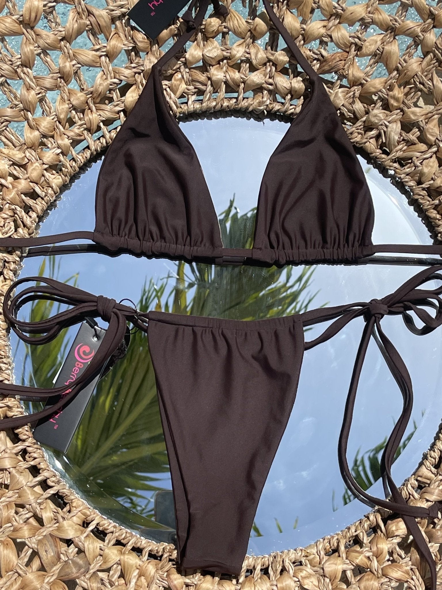 SKIN SLIDE BOTTOM - COCOA - Berry Beachy Swimwear