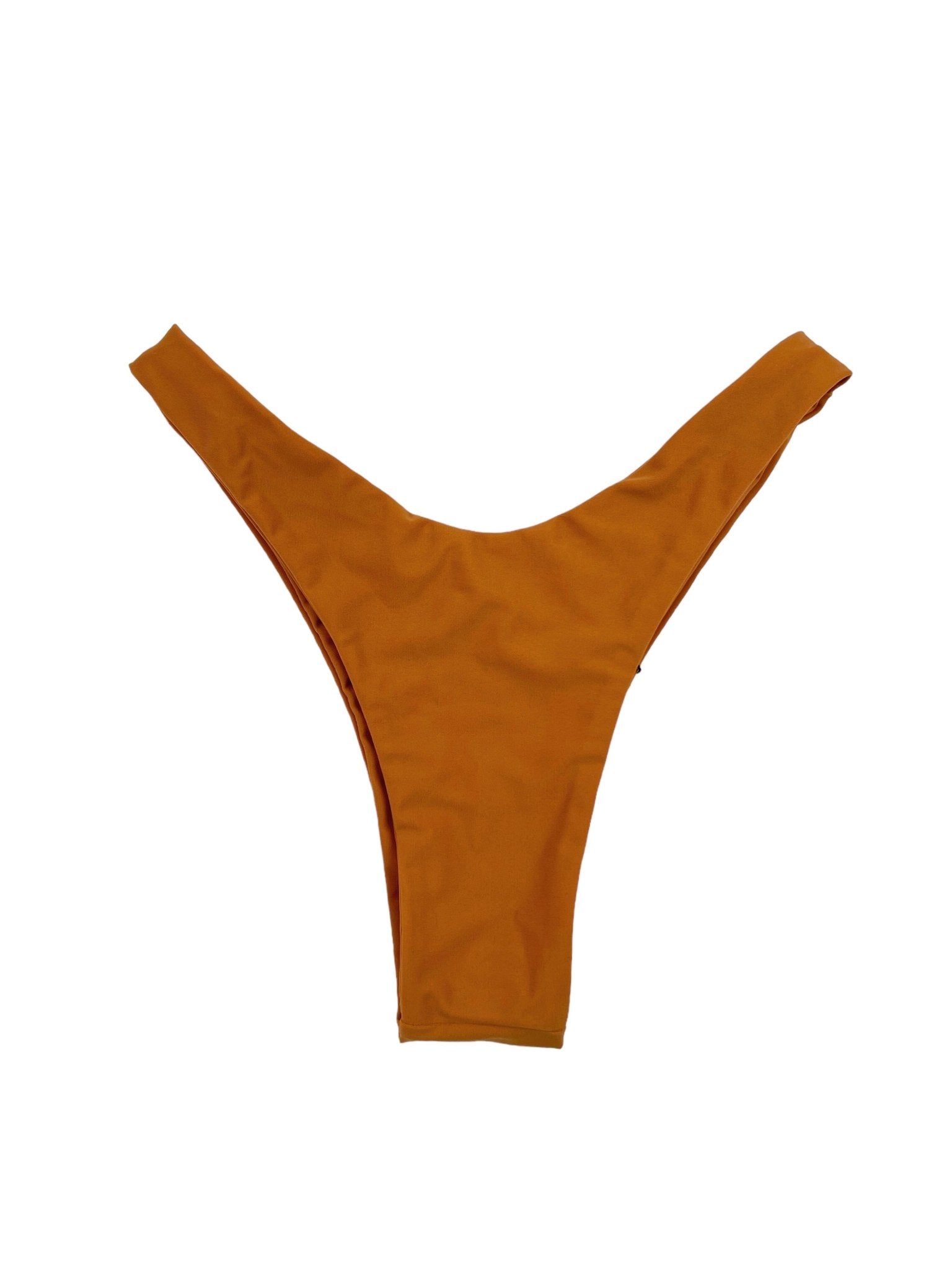 SKIN Y CUT BOTTOM - CAMEL - Berry Beachy Swimwear