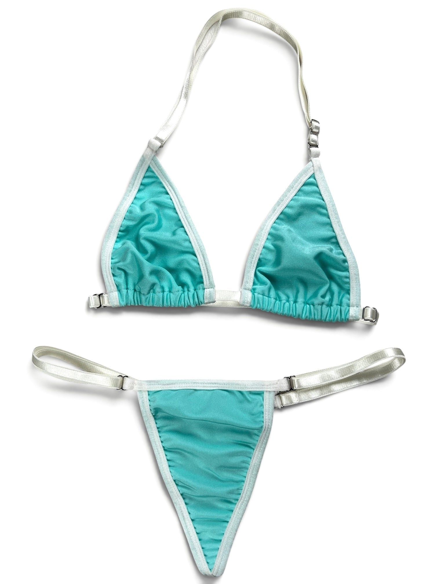 SUN KISSED TANNING BIKINI SET - AQUA LAGOON - Berry Beachy Swimwear
