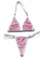 SUN KISSED TANNING BIKINI SET - BLUSH TIDE - Berry Beachy Swimwear