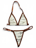 SUN KISSED TANNING BIKINI SET - BRONZED COCONUT - Berry Beachy Swimwear