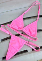 SUN KISSED TANNING BIKINI SET - BUBBLEGUM PINK - Berry Beachy Swimwear