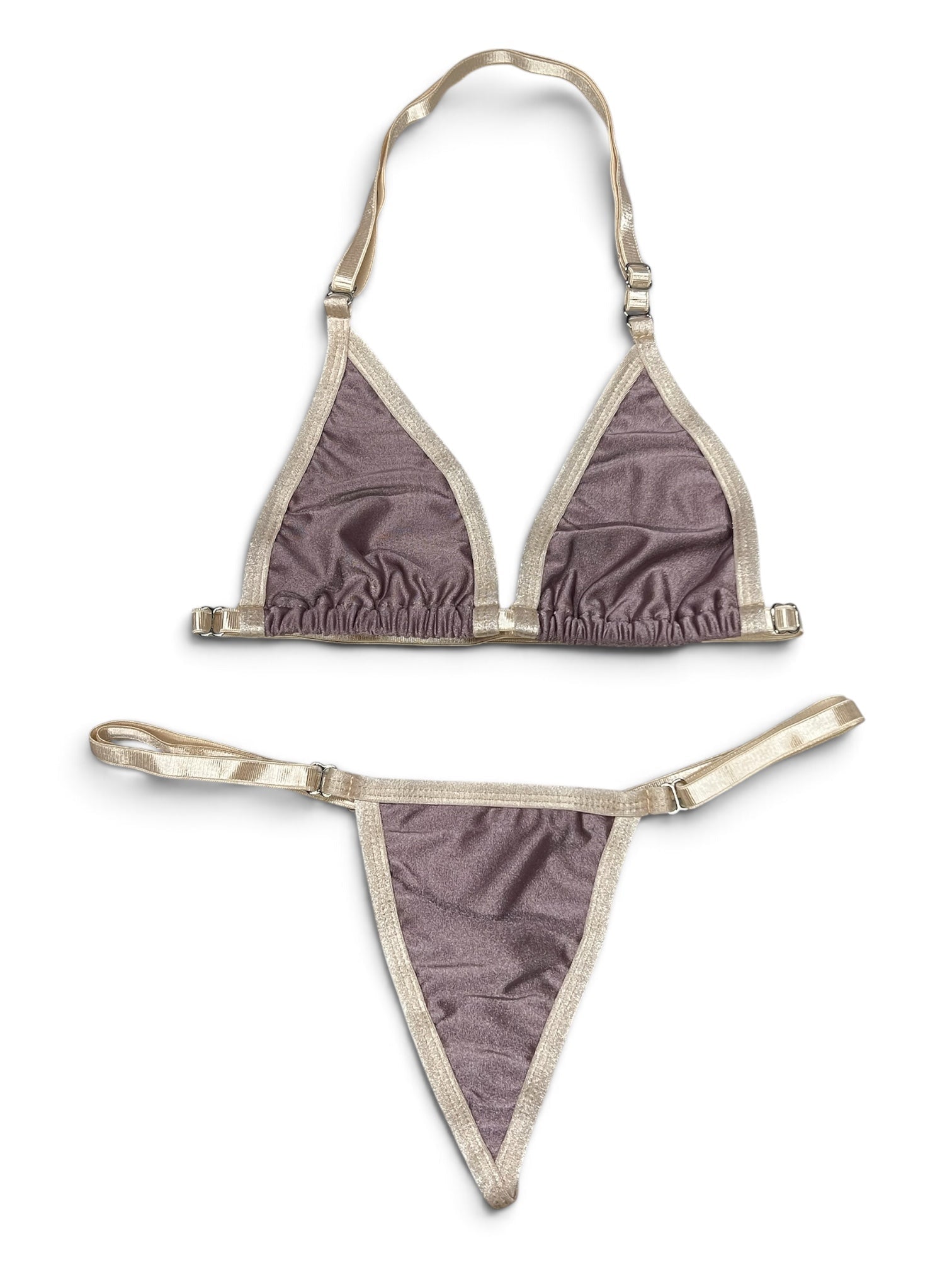 SUN KISSED TANNING BIKINI SET - MOONSTONE - Berry Beachy Swimwear