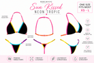 SUN KISSED TANNING BIKINI SET - NEON TROPIC - Berry Beachy Swimwear