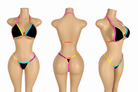 SUN KISSED TANNING BIKINI SET - NEON TROPIC - Berry Beachy Swimwear