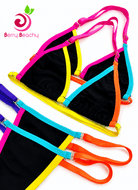 SUN KISSED TANNING BIKINI SET - NEON TROPIC - Berry Beachy Swimwear