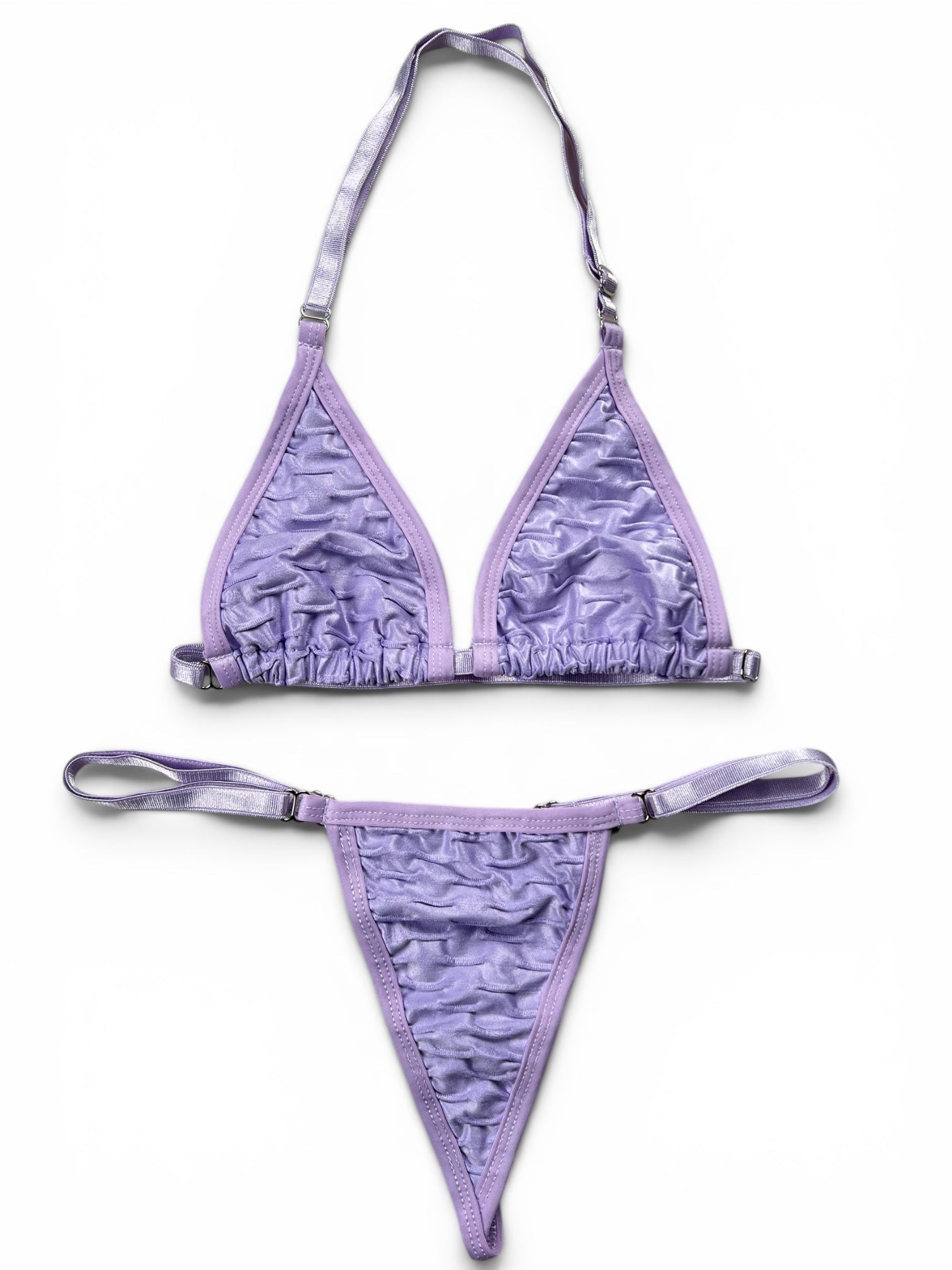 SUN KISSED TANNING BIKINI SET - ORCHID BLOOM - Berry Beachy Swimwear