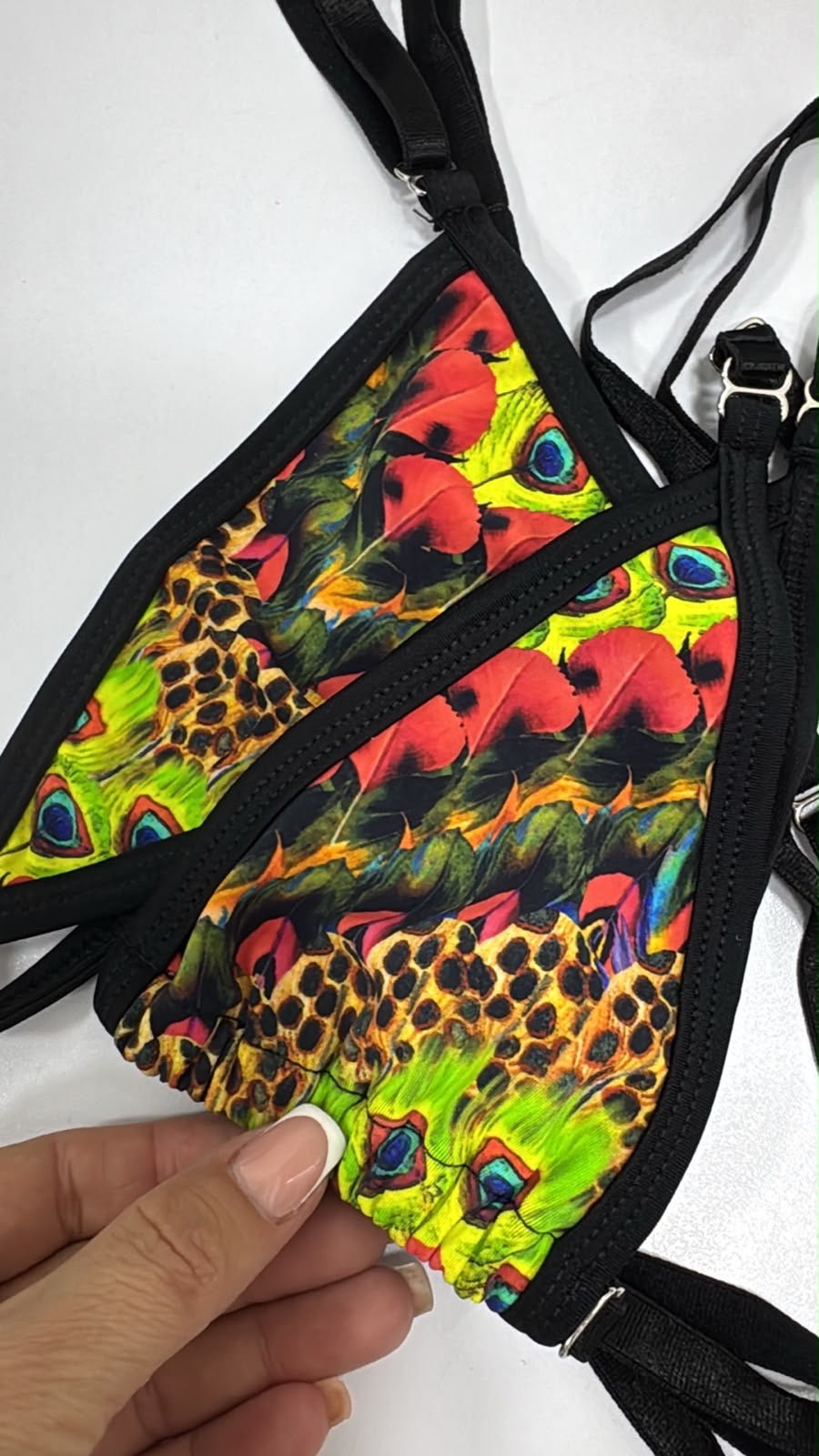 SUN KISSED TANNING BIKINI SET - PEACOCK PARADISE - Berry Beachy Swimwear