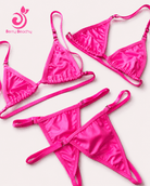 SUN KISSED TANNING BIKINI SET - PINK SANDS - Berry Beachy Swimwear