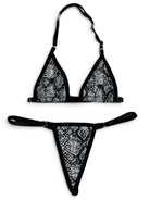 SUN KISSED TANNING BIKINI SET - VENOM - Berry Beachy Swimwear